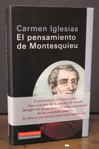 Portada del libro de El pensamiento de Montesquieu