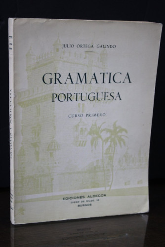 Portada del libro de Gramática portuguesa. Curso primero