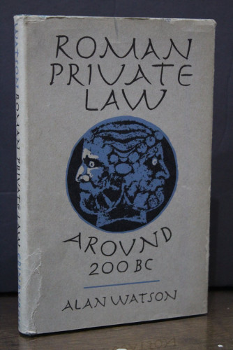 Portada del libro de Roman Private Law around 200 BC