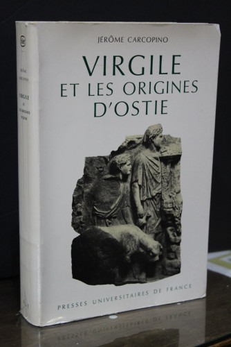 Portada del libro de Virgile et les origines d'ostie.- Carcopino, Jérôme.