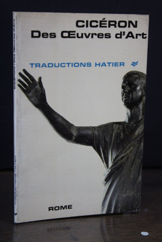 Portada del libro de Cicéron. Des Oeuvres d'Art.- Hatier.