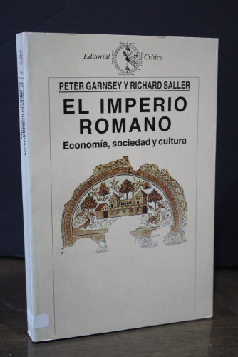 Portada del libro de El Imperio Romano. Economía, sociedad y cultura