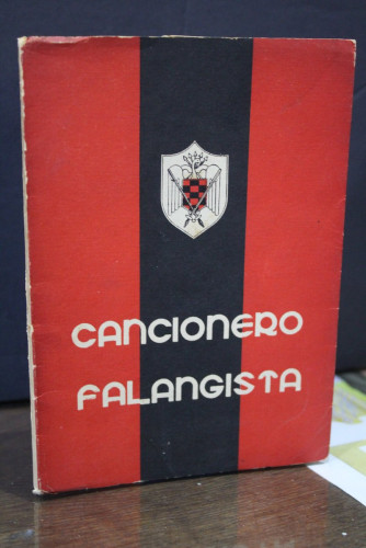 Portada del libro de Cancionero falangista