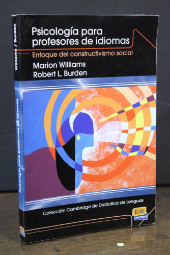 Portada del libro de Psicología para profesores de idiomas. Enfoque de constructivismo social.