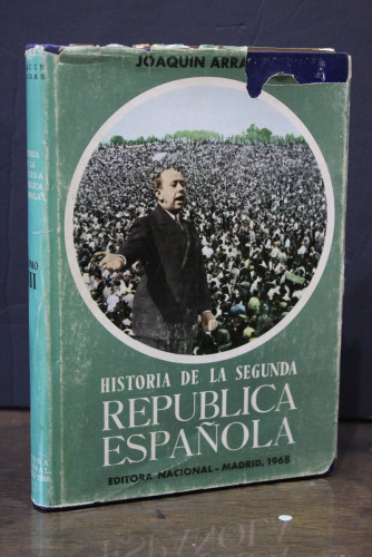 Portada del libro de Historia de la Segunda República Española. Tomo III