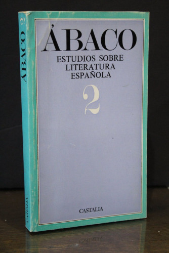 Portada del libro de Ábaco. Estudios sobre literatura española, 2.