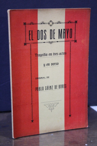 Portada del libro de El Dos de Mayo. Tragedia en tres actos y en verso