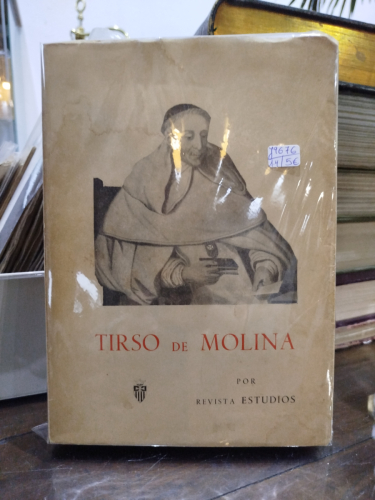 Portada del libro de Tirso de Molina. Ensayos sobre la biografía y la obra del Padre Maestro Fray Gabriel Téllez.