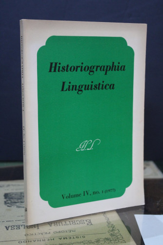 Portada del libro de Historiographia Linguistica. Volume IV, no. 1 (1977)