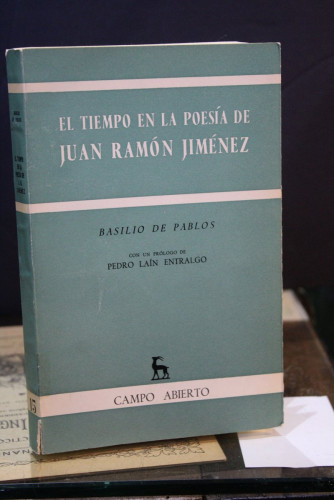 Portada del libro de El tiempo en la poesía de Juan Ramón Jiménez