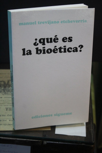 Portada del libro de ¿Qué es la bioética?