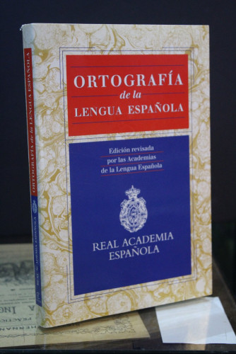 Portada del libro de Ortografía de la Lengua Española.- Real Academia Española