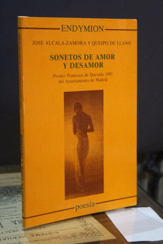 Portada del libro de Sonetos de amor y desamor