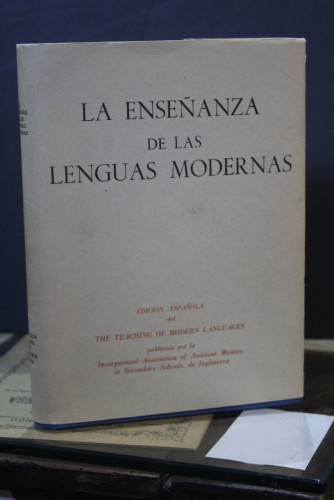 Portada del libro de La enseñanza de las lenguas modernas.- Versión de Teresa Díez Iglesias y Dacio Rodríguez Lesmes.