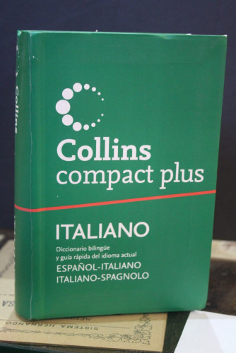 Portada del libro de Collins compact plus. Italiano. Diccionario bilingüe y guía rápida del idioma actual. Español-Italiano....