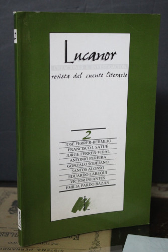 Portada del libro de Lucanor. Revista del cuento literario. 2. Creaciones e investigación.