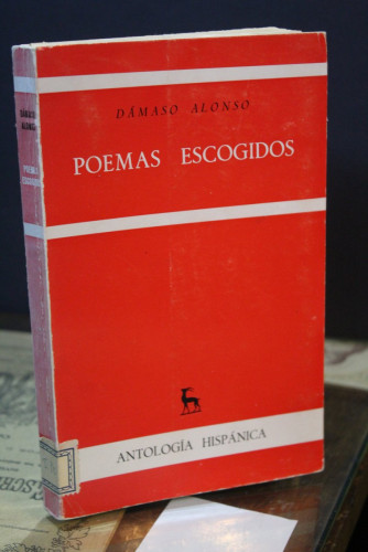 Portada del libro de Poemas escogidos.- Alonso, Dámaso.