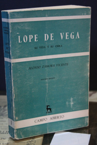 Portada del libro de Lope de Vega. Su vida y su obra