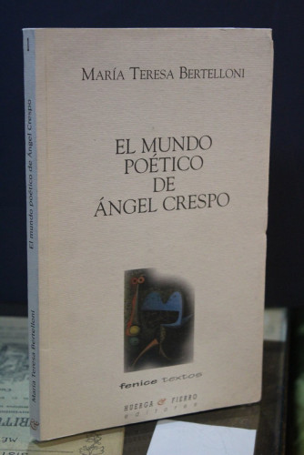 Portada del libro de El mundo poético de Ángel Crespo