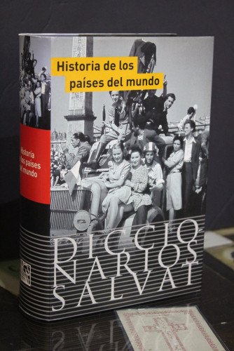 Portada del libro de Historia de los países del mundo.- Diccionario Salvat.