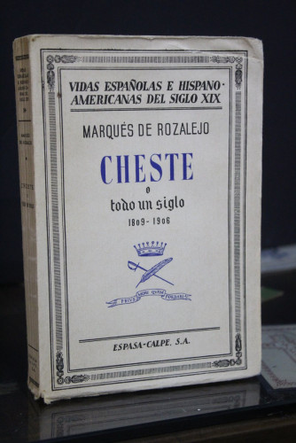 Portada del libro de Cheste o todo un siglo 1809-1906. El Isabelino Tradicionalista