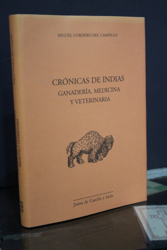 Portada del libro de Crónicas de Indias. Ganadería, medicina y veterinaria