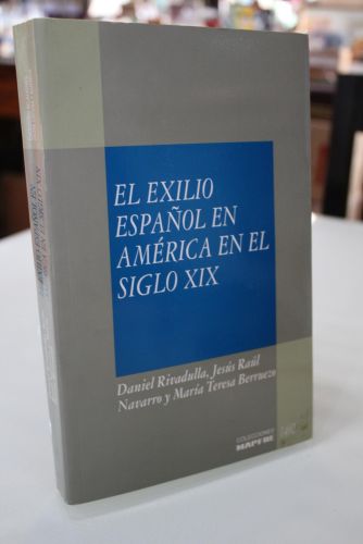 Portada del libro de El exilio español en América en el siglo XIX