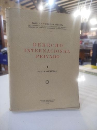 Portada del libro de Derecho Internacional Privado. Tomo I. Parte General