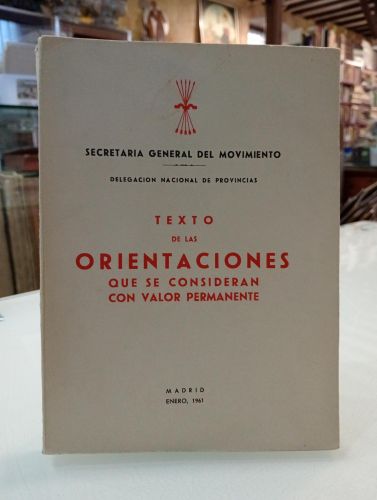 Portada del libro de Texto de las Orientaciones que se Consideran con valor Permanente
