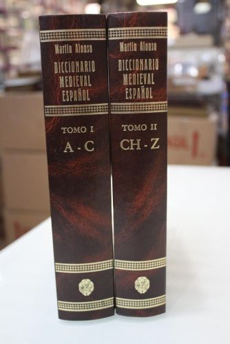 Portada del libro de Diccionario medieval español. Desde las glosas Emilianenses y Silenses (s.X) hasta el siglo XV. 2 tomos.