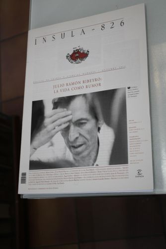 Portada del libro de Ínsula, 826. Julio Ramón Ribeyro: La vida como rumor. Octubre 2015.