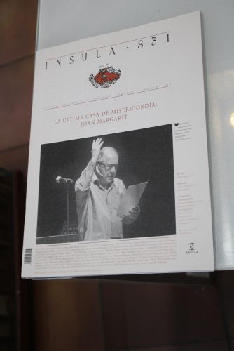 Portada del libro de Ínsula, 831. La última casa de misericordia: Joan Margarit. Marzo 2016.