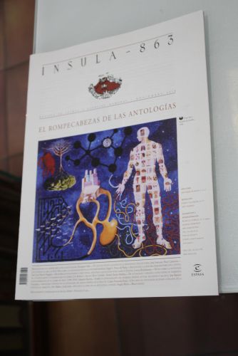 Portada del libro de Ínsula, 863. El rompecabezas de las antologías.. Noviembre 2018.