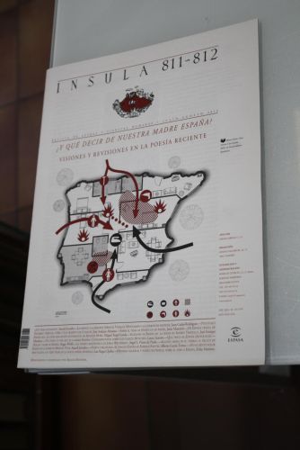 Portada del libro de Ínsula, 811-812. ¿Y qué decir de nuestra madre España? Visiones y revisiones en la poesía reciente....