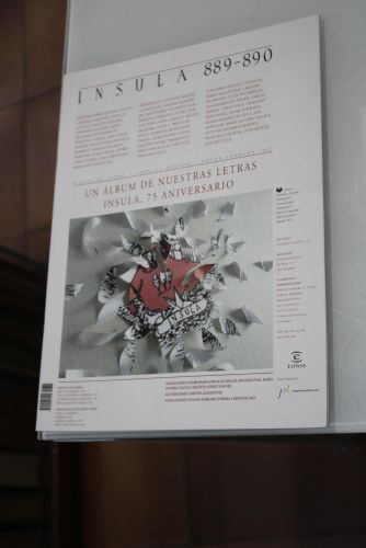 Portada del libro de Ínsula, 889-890. Un álbum de nuestras letras. Ínsula, 75 aniversario. Enero-Febrero 2021.