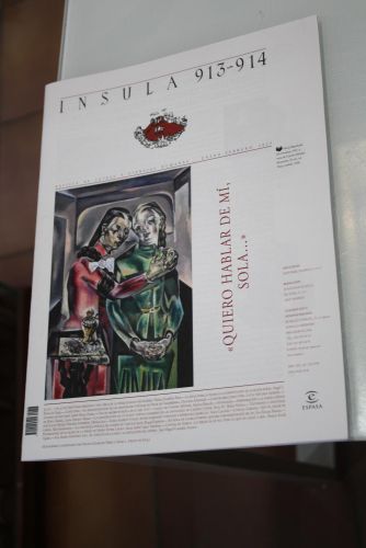 Portada del libro de Ínsula, 913-914. Quiero hablar de mí, sola...  Enero-Febrero 2023.