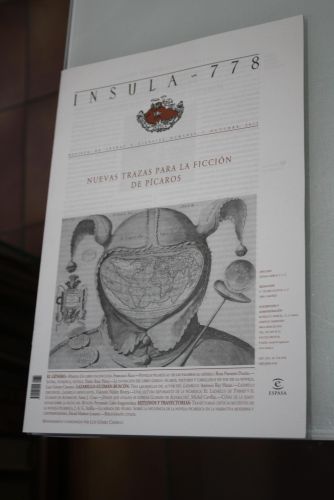 Portada del libro de Ínsula, 778. Nuevas trazas para la ficción de pícaros. Octubre 2011.