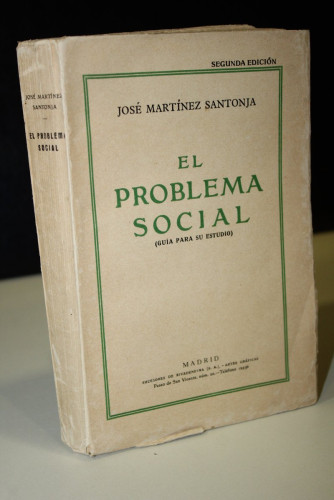 Portada del libro de El problema social: Guía para su estudio