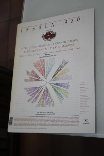 Portada del libro de Ínsula, 930. Inteligencia artificial y cuantificación estilística en las letras hispánicas. Junio 2024.
