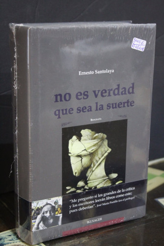 Portada del libro de No es verdad que sea suerte