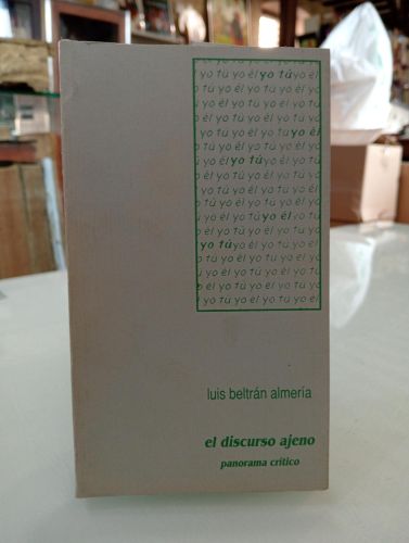 Portada del libro de El discurso ajeno. Panorama crítico [Dedicado]