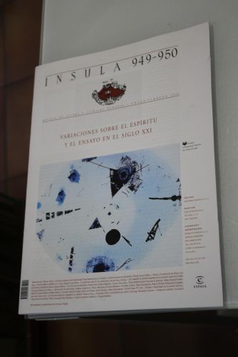 Portada del libro de Ínsula, 949-950. Variaciones sobre el espíritu y el ensayo en el Siglo XXI. Enero-Febrero 2026.