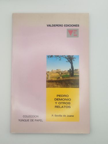 Portada del libro de Pedro Demonio y otros relatos [Tarjeta dedicada]