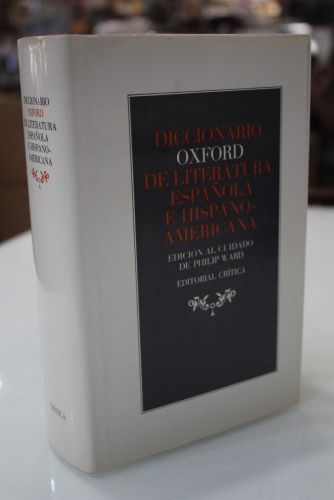 Portada del libro de Diccionario Oxford de Literatura Española e Hispanoamericana