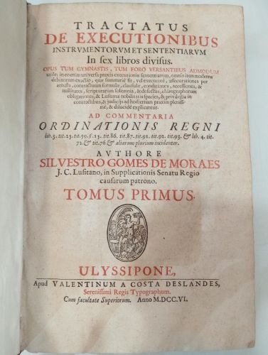 Tractatus de executionibus. Tomo primero