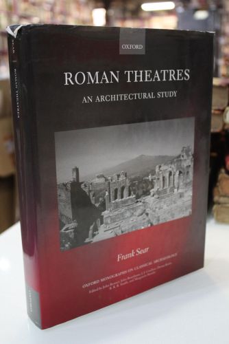 Portada del libro de Roman Theatres. An Arquitectural Study.