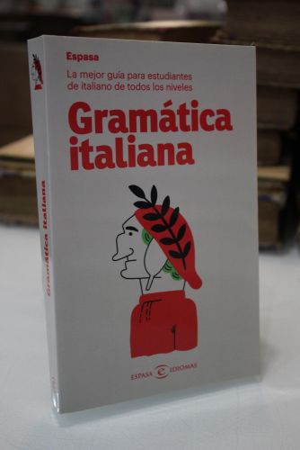 Portada del libro de Gramática italiana. La mejor guía para estudiantes de italiano de todos los niveles.