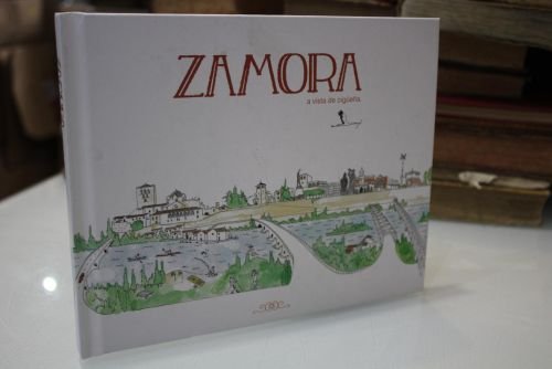 Portada del libro de Zamora a vista de cigüeña.