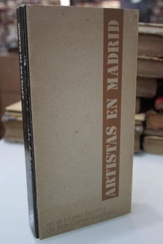Portada del libro de Artistas en Madrid en el Museo Español de Arte Contemporáneo.