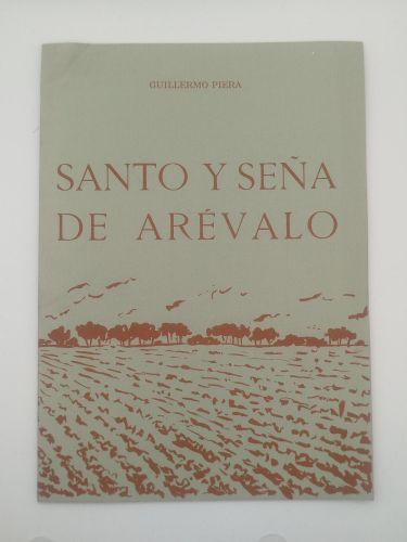 Portada del libro de Santo y seña de Arévalo. (Catorce sonetos por amor a una ciudad)